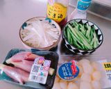 ＊胡瓜とネギとみょうがと貝柱の塩サラダ＊作り方1写真