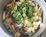 白菜の親子丼作り方7写真