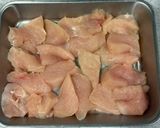 作り置きOK！めんつゆだけ！鶏むね肉の揚げ浸し作り方1写真