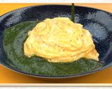 モロヘイヤの和風天津飯【食遺産】作り方8写真