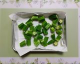 簡単夏の夕飯サクサクネバっ美味しいオクラ唐揚副菜作り方2写真