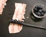 簡単！ブルーベリーの肉巻き巻き作り方1写真