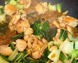 手羽トロ（鶏肉）と青梗菜のオイスター炒め作り方8写真