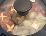 とろろで食べるすき焼き風煮込み作り方3写真