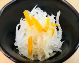 母ちゃんの隠し味とドライ柚子で浅漬大根作り方1写真