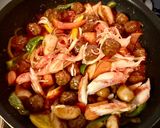 厚揚げと彩り野菜のミートボール餡かけ作り方17写真