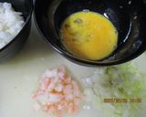 エビたま醬油チャーハン😋♪作り方1写真