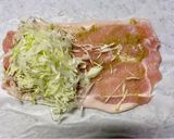 千切りキャベツの柚子胡椒肉巻き作り方4写真
