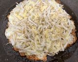簡単！　もやしのチーズ焼き　ガレット作り方4写真