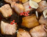 豚肉とプルーンの黒酢煮込み作り方3写真