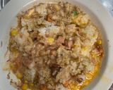 全てレンジ中華風クリーム梅味炒飯弁当作り方10写真