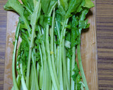 ヨウサマの減塩蕪(かぶ）の葉炒め作り方1写真