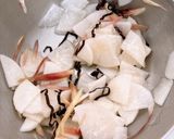 大根・塩昆布・みょうが作り方2写真