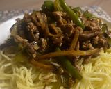 青椒肉絲焼きそば作り方6写真