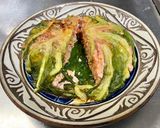 レンジでロールサラダ菜作り方8写真