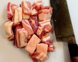 春に食べたい❤ゴロゴロ豚肉と里芋の煮物作り方2写真