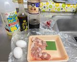 鶏🐓もも肉とエッグ🥚の照り焼き😃作り方1写真