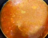 簡単ランチ！牛肉と法蓮草とトマトのうどん作り方3写真