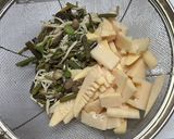 蒸し器で 山菜おこわ もち米作り方1写真