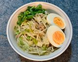 飲めるスープ！ミンチと野菜のしょうゆラーメン作り方9写真