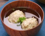 鶏挽肉のつみれ汁作り方9写真