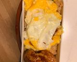 レンジクリーミー味噌キムチオムライス弁当作り方16写真