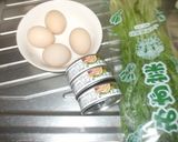 水菜たまごスープ♪簡単ツナ缶作り方1写真