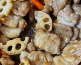 ウマウマ豚バラと蓮根の生姜照り焼き作り方5写真