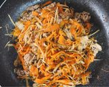 豚肉と根菜の中華風きんぴら作り方5写真