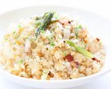 簡単【Bistroアスパラベーコンピラフ作り方6写真