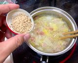 簡単！白菜と玉ねぎの煮込みスープ作り方9写真