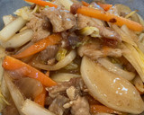 白菜と豚肉の中華炒め作り方4写真