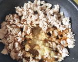 鶏ひき肉の甘辛そぼろ丼作り方2写真