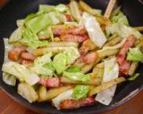 のり塩じゃがバター野菜炒め定食🤩作り方4写真