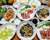 イカとトマトのイカ墨パスタ作り方13写真