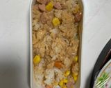レンジ簡単洋風味噌パスタ味オムライス弁当作り方8写真
