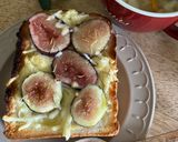無花果とチーズのトースト作り方6写真
