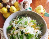 大根人参からし菜サラダです✨作り方1写真