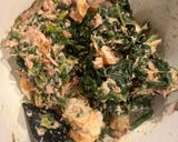 ほうれん草とちくわとツナの胡麻和え🥬作り方4写真