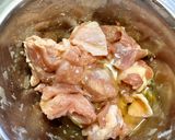 鶏肉と彩り野菜の炒め！おろしポンズかけ作り方3写真