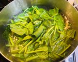 ほうれん草の茎、大量消費！中華おひたし作り方2写真