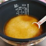 ஐグリーンピースとベーコン炊き込みご飯ஐ作り方3写真