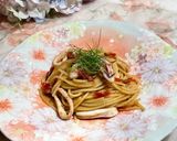 ドライトマトとイカワタのパスタ作り方12写真
