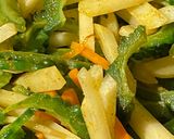 ゴーヤとじゃがいものカレー炒め☆作り方6写真
