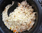 新しょうがの炊き込みごはん作り方4写真