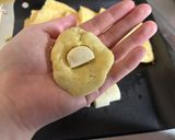 さつまいもチーズの芋もち巾着作り方5写真