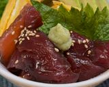 本まぐろとアボカドのポキ丼風海鮮丼♪作り方4写真