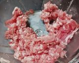 豚こま肉がやわ美味しいニラ豚ハンバーグ作り方1写真