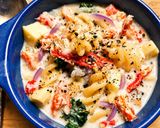 爆速アイラップ🦀たらば蟹パスタ🗽アメリカ東海岸風作り方4写真