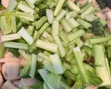 ターサイと椎茸と鶏むね肉の香ばし醤油炒め作り方8写真